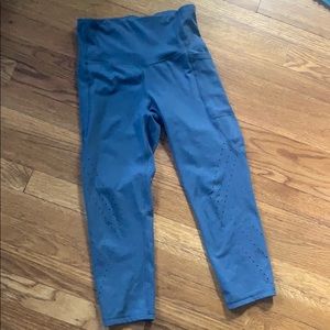 Small blue teal champion pocket leggings